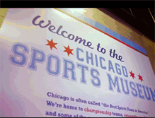 Tablet Screenshot of chicagosportsmuseum.com